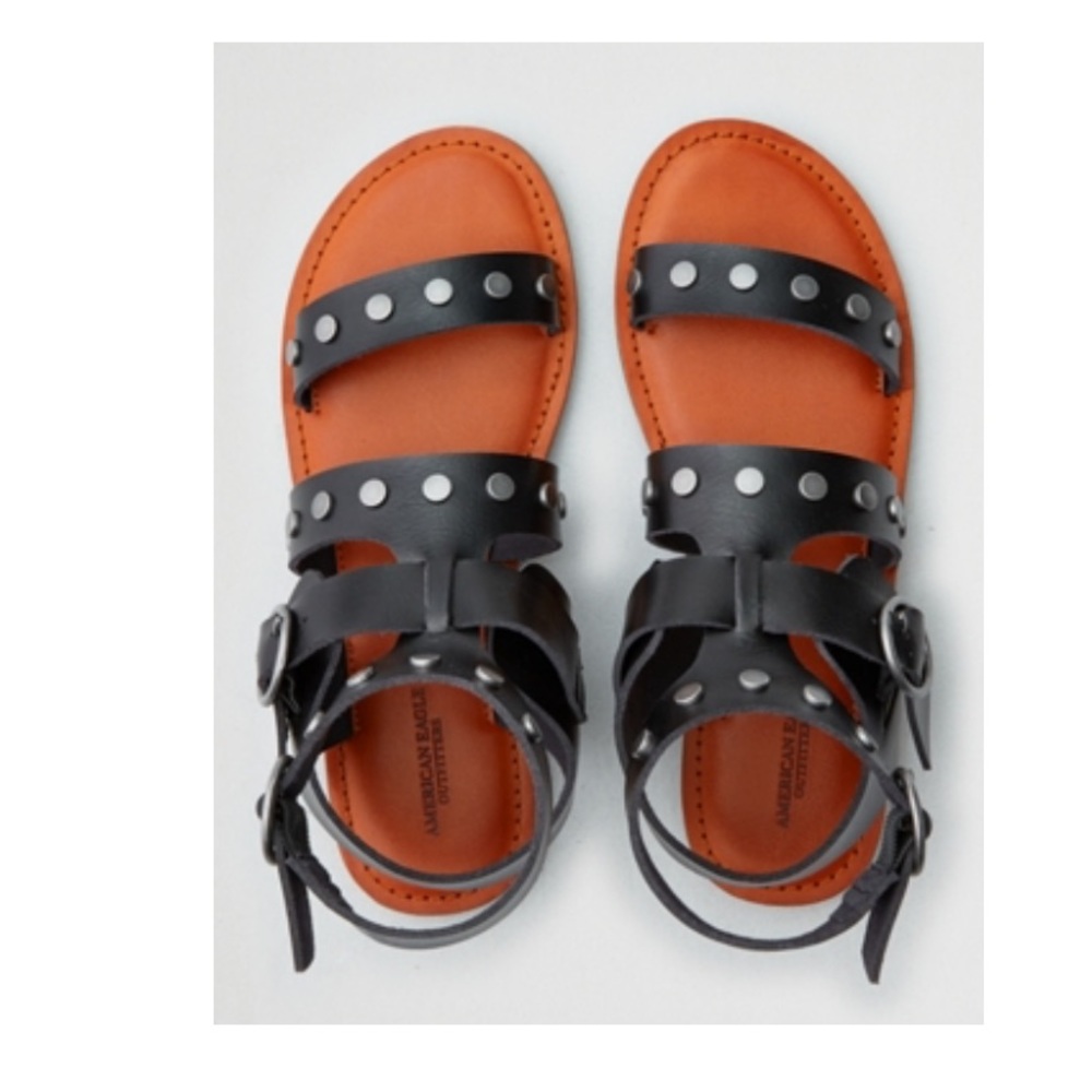 AEO Large Flat Stud Sandal Buckle Up size US 9
